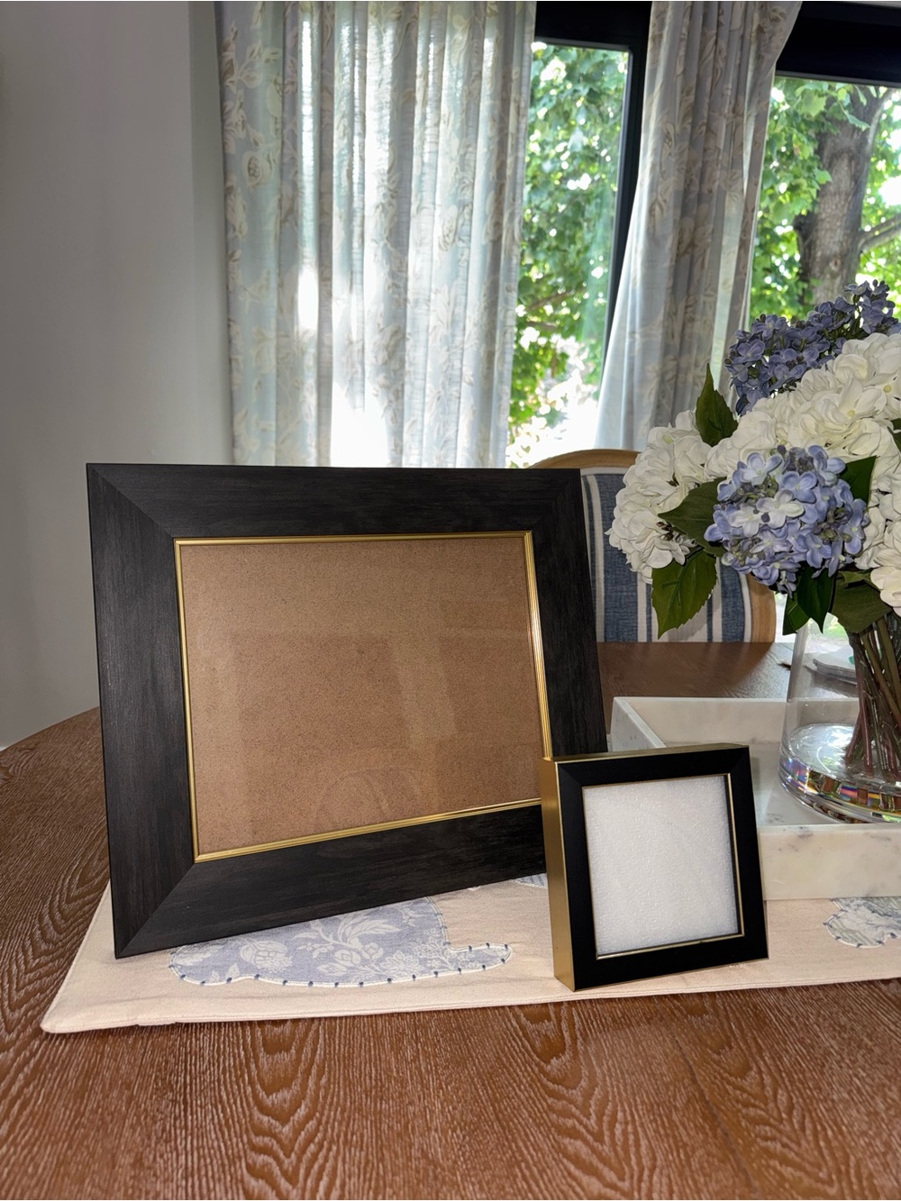 Hobby Lobby Black and Gold Picture Frames Set
